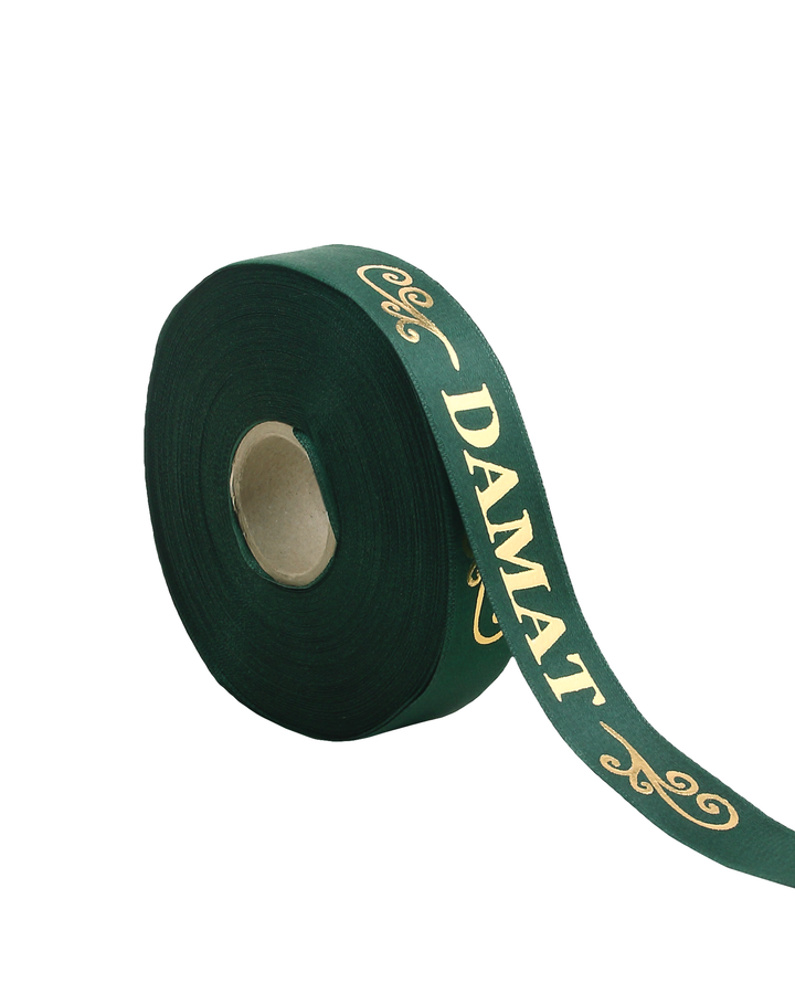 2,5 cm 50 m Damat Baskılı Saten Kurdele