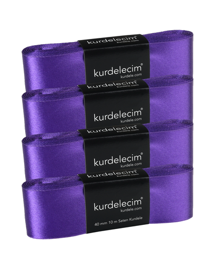 4 cm 10 m Saten Kurdele – 4’lü Paket