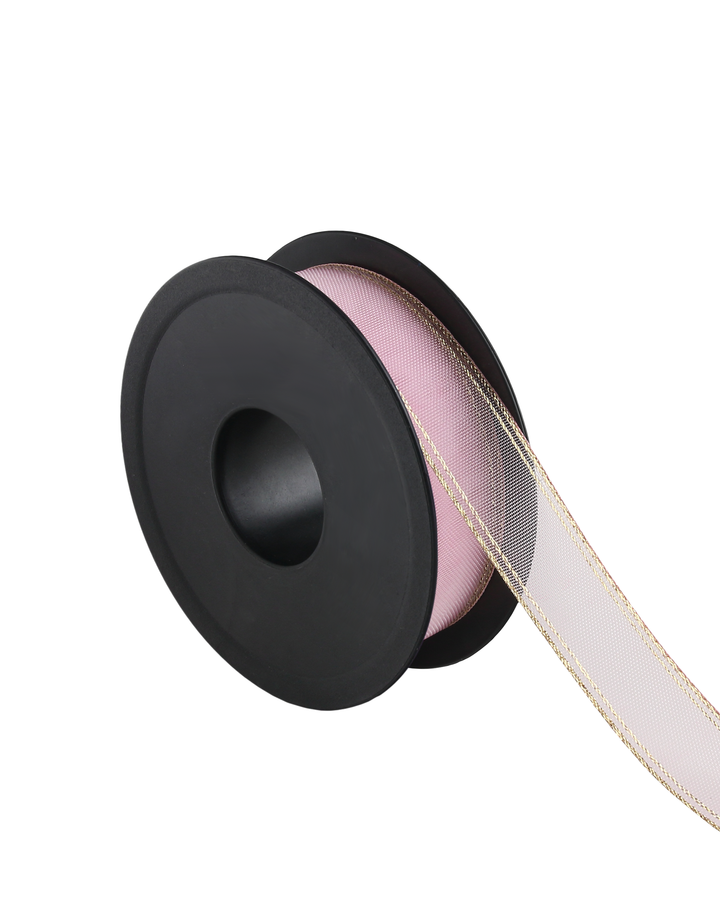 2,5 cm 20 m Kenarı Simli Şifon Kurdele