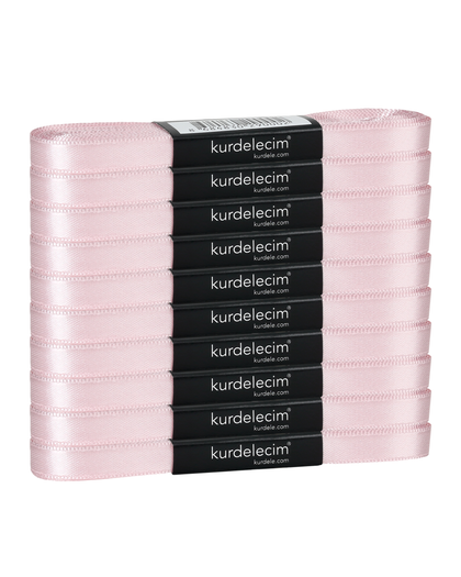 1 cm 10 m Saten Kurdele – 10’lu Paket